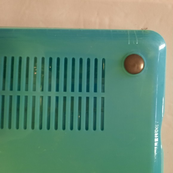 Macbook Pro 13 Case & Keyboard Skin Light Blue/Green - Picture 3 of 8